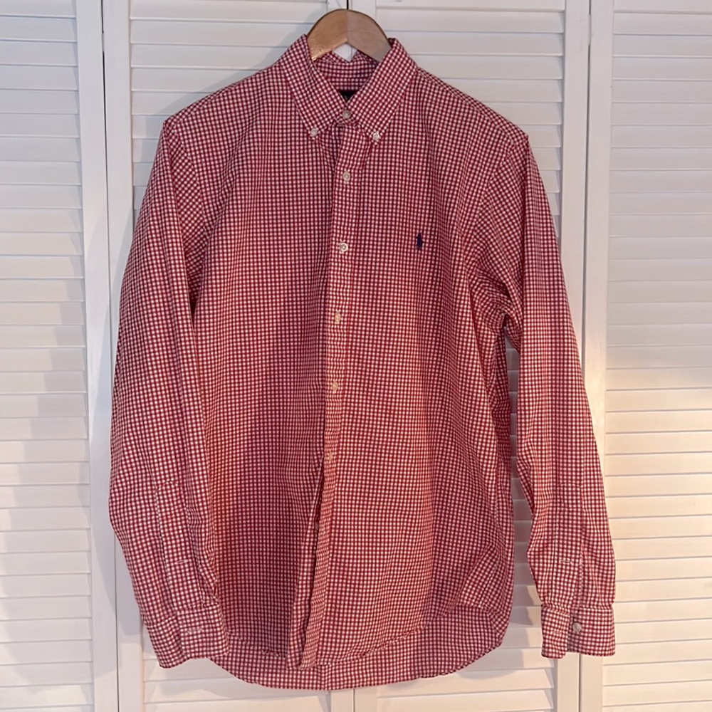 Ralph Lauren Classic Fit Gingham Poplin Shirt